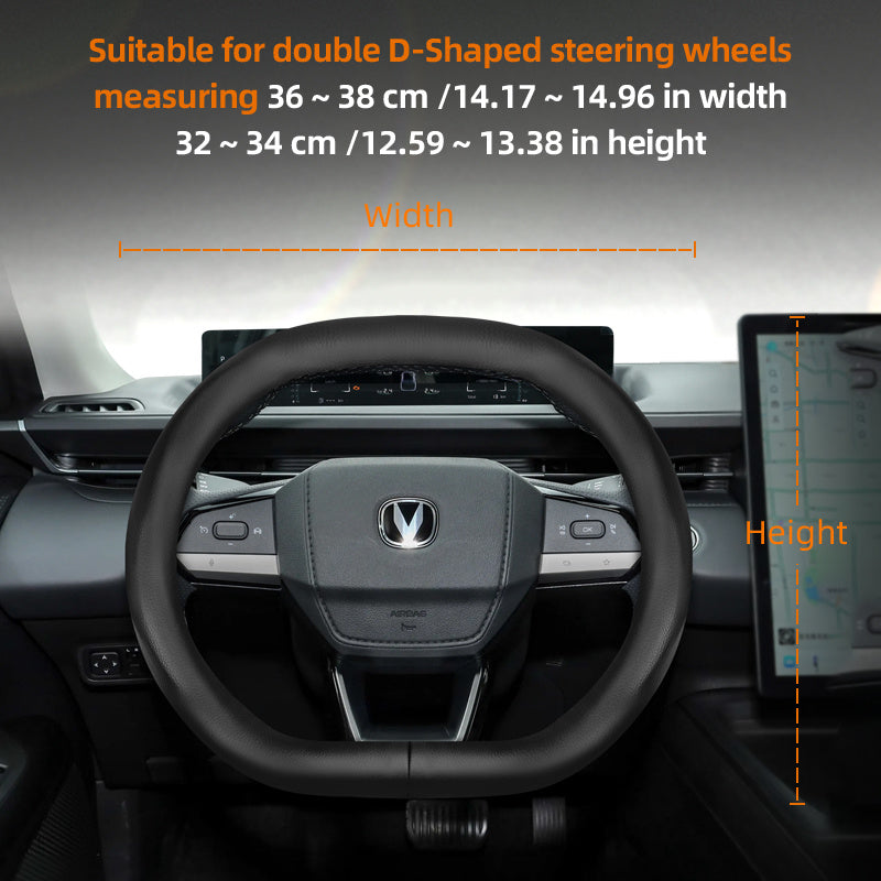 Universal Breathable PU Leather Steering Wheel Cover for Cars Black Burgundy Brown