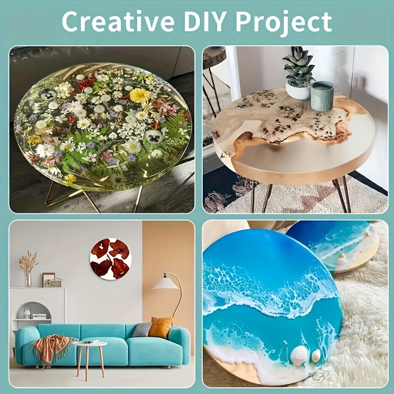 Large Resin Casting Molds 14 Inch Round Silicone for Epoxy Art and Crafts