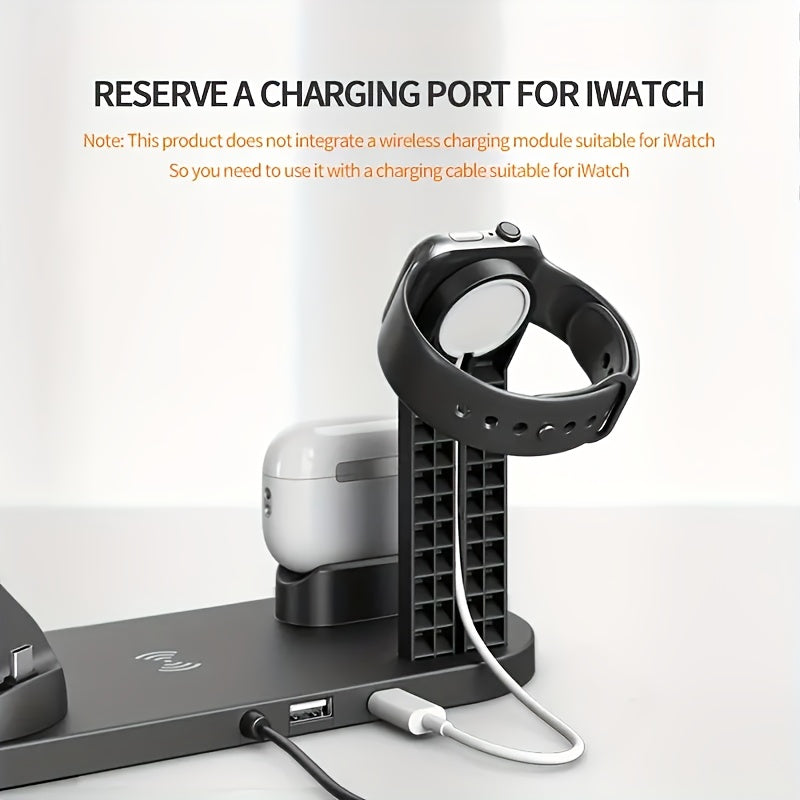 Wireless Charging Stand for iPhone 8-16 and AirPods Pro Fast Charger Dock