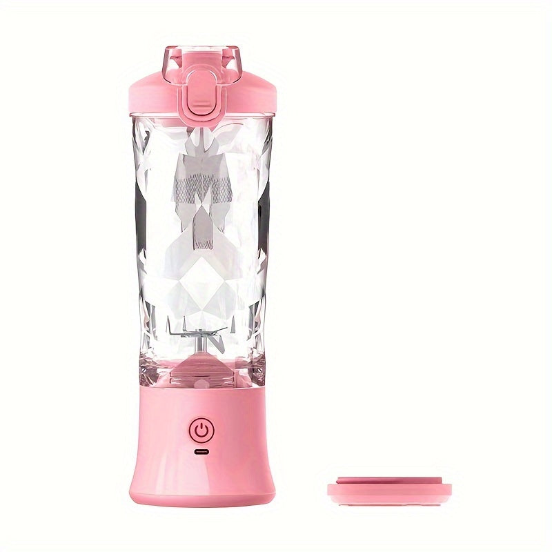 600ml Portable Blender for Smoothies and Shakes USB Rechargeable with 4000mAh Battery Easy-Clean Travel Cup