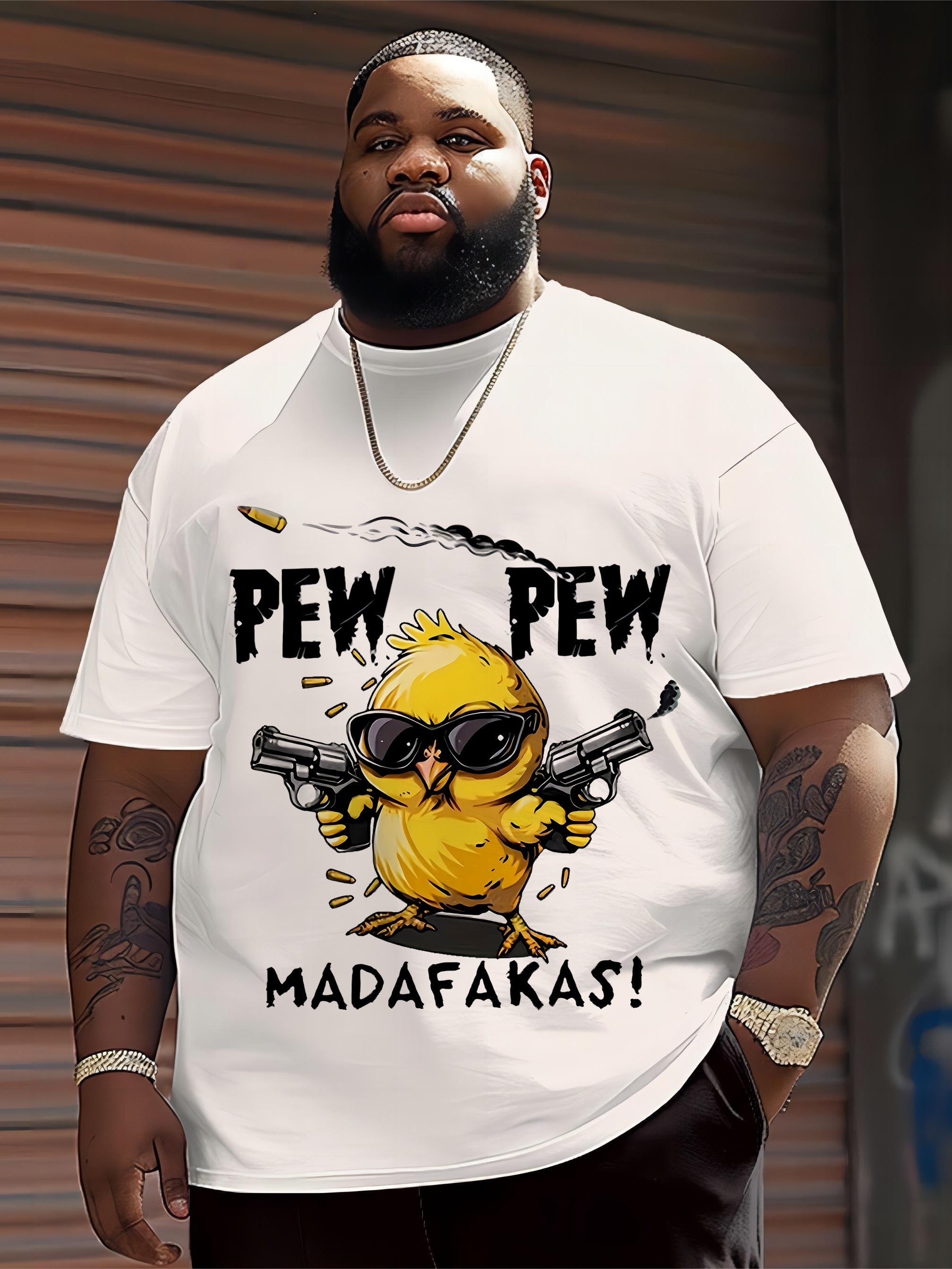 Мужская футболка из полиэстера с мультяшным принтом, короткий рукав, повседневная спортивная футболка для бега и ежедневной носки