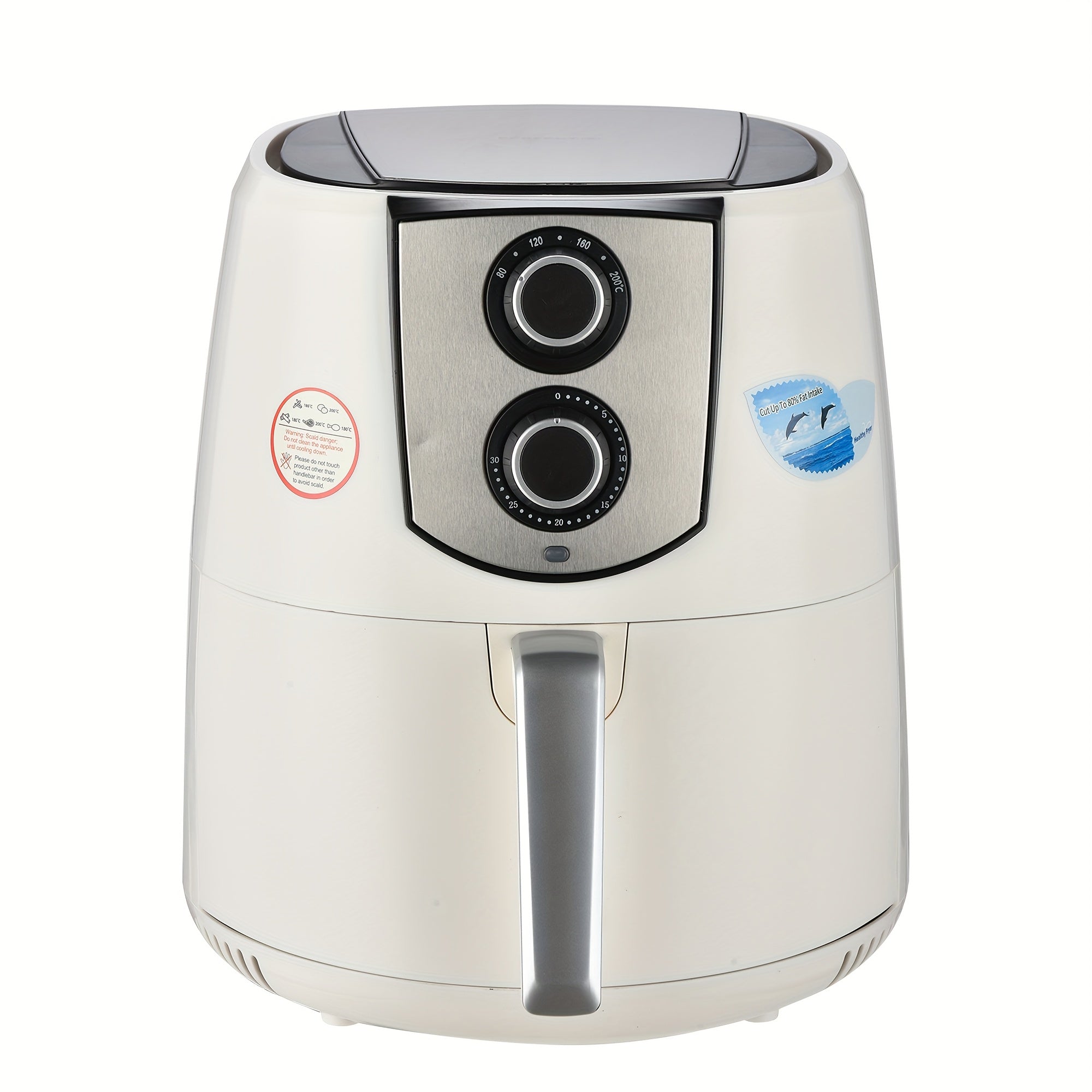 5.5L katta hajmli havo qovurgich Evropacha standart rozetkali va 1400W quvvat bilan tovuq, fransuz kartoshkasi, shirin kartoshka va boshqalarni qovurish uchun. Rostdan po'latdan yasalgan savat va PP material.