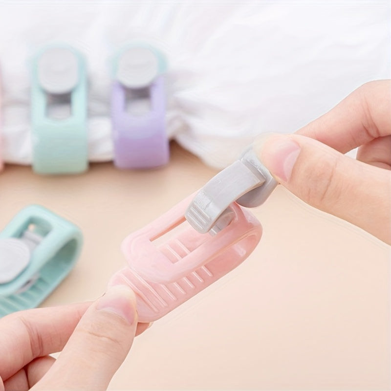 Polypropylene Curtain Clips 3-Pack Assorted Colors Easy to Clean for Home and Hospital