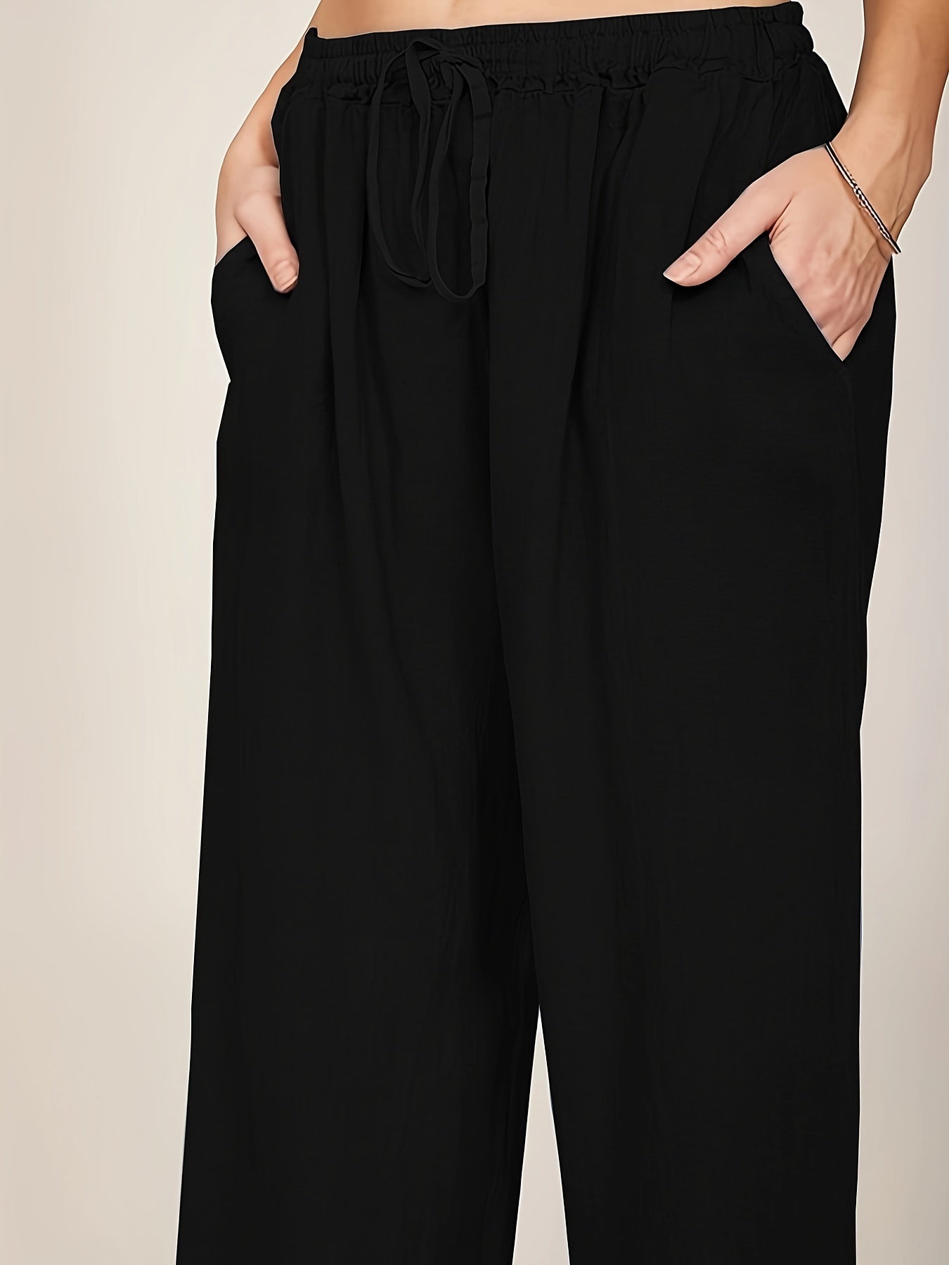 Pantalones sueltos y casuales de algodón para mujer para primavera y verano