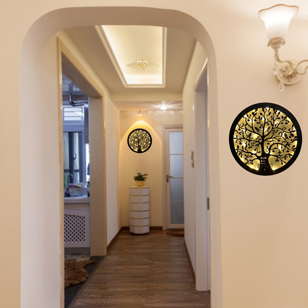 Luz nocturna decorativa de pared vintage con temporizador, diseño árbol de la vida, brillo blanco cálido para guardería y hogar

Source:
Vintage Wall Decor Night Light with Timer Tree of Life Design Warm White Glow for Nursery and Home