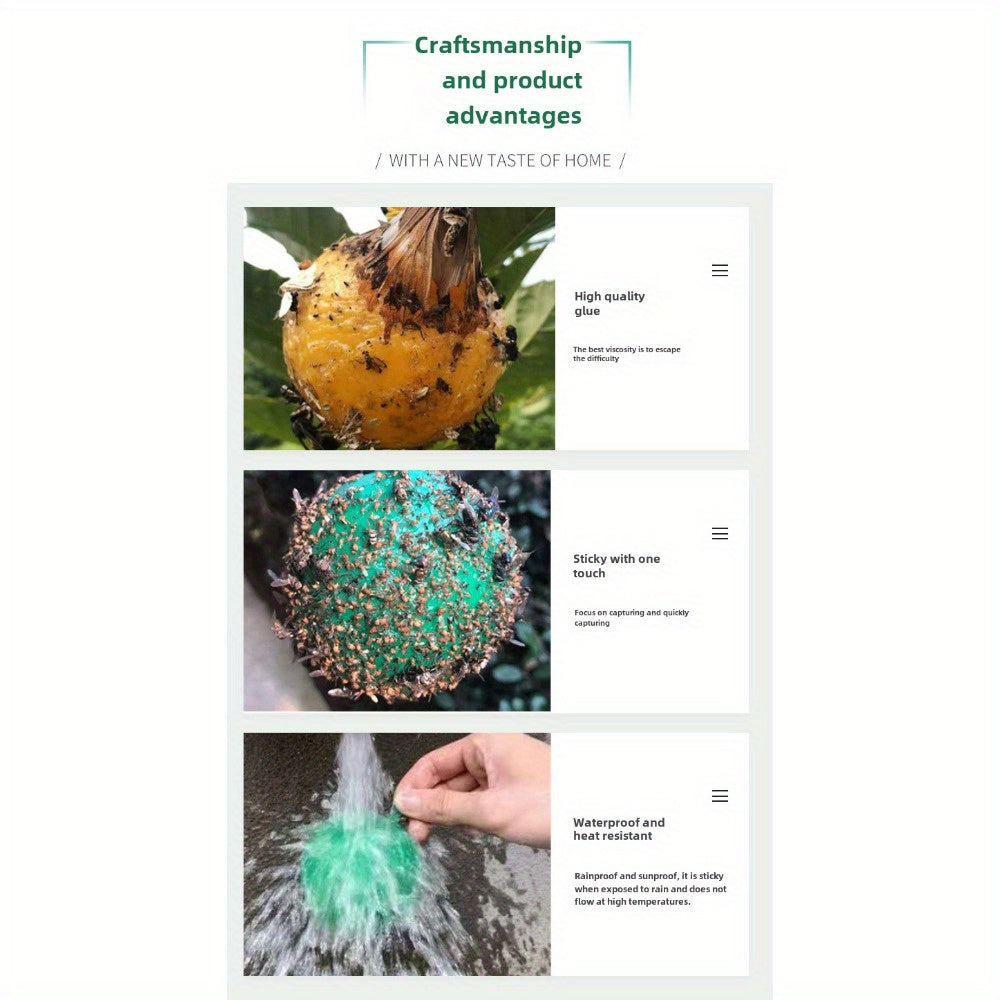 Paquete de 2 trampas multiusos para insectos de la fruta para cocina, jardín y cítricos