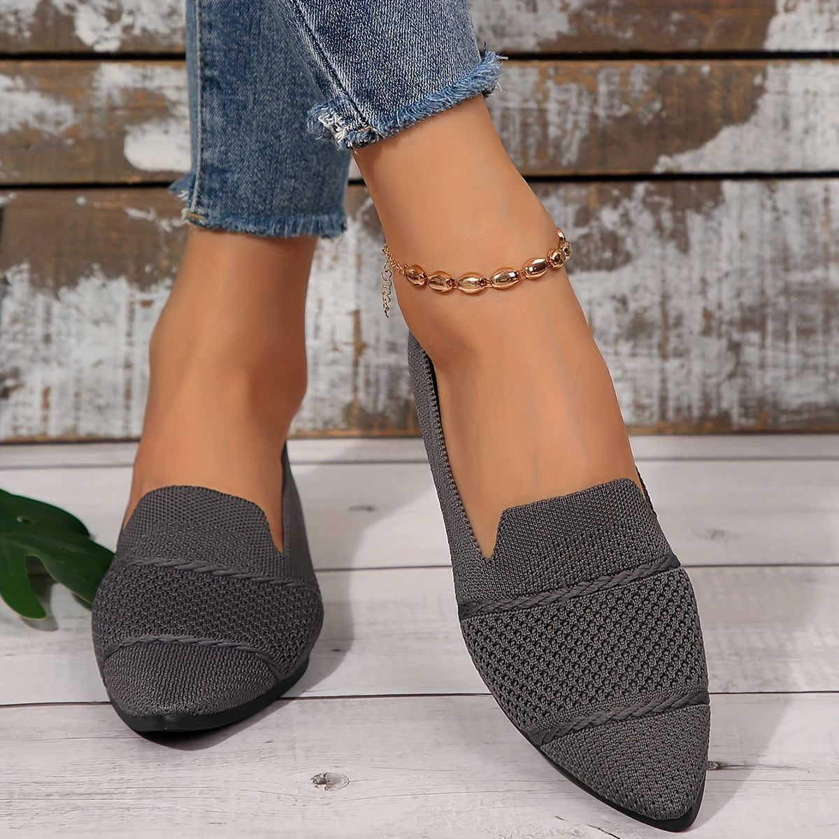 Women Breathable Flat Shoes Leather Comfortable Summer Shoes