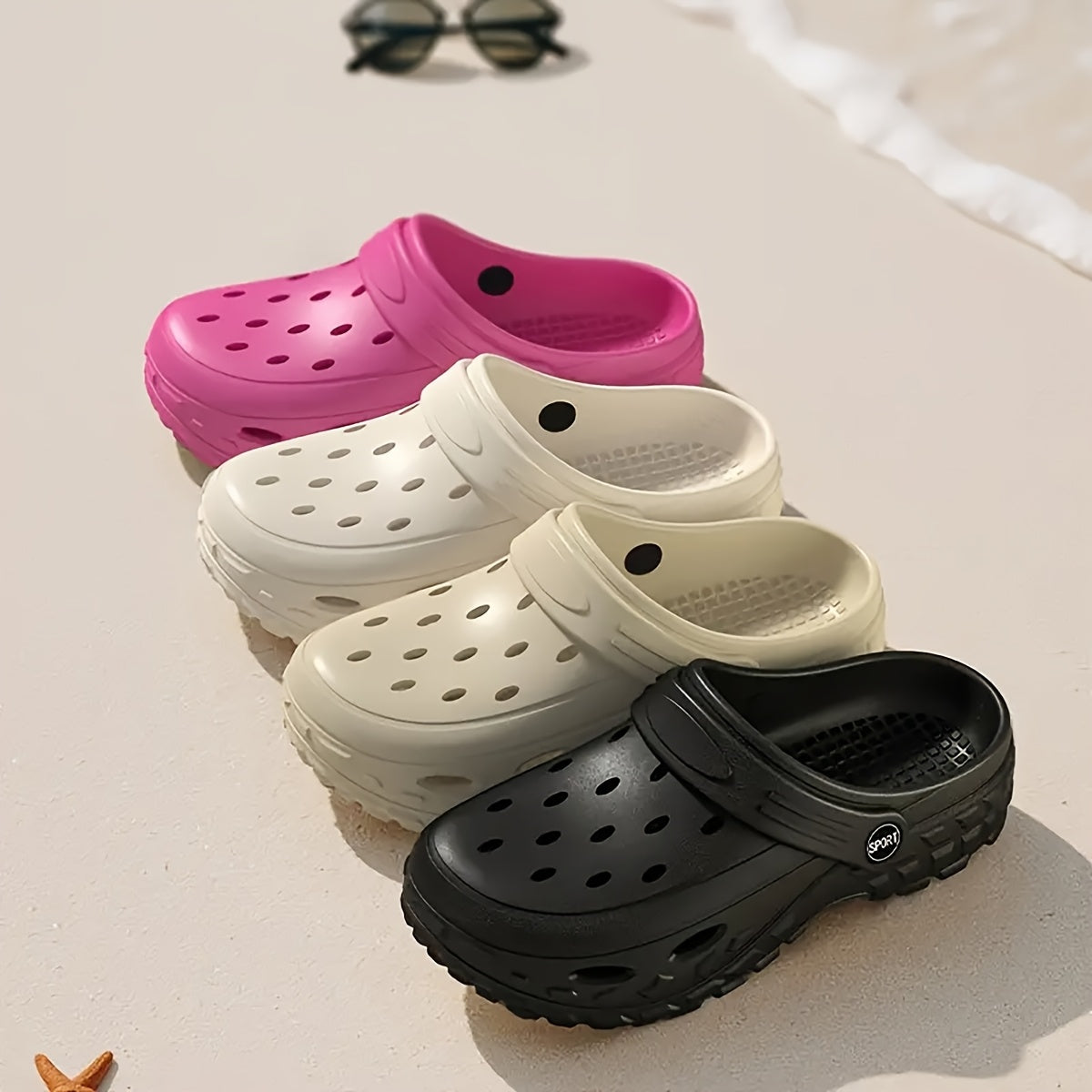 Unisex EVA Clogs Non-Slip Odor-Resistant Beach Indoor Garden Footwear
