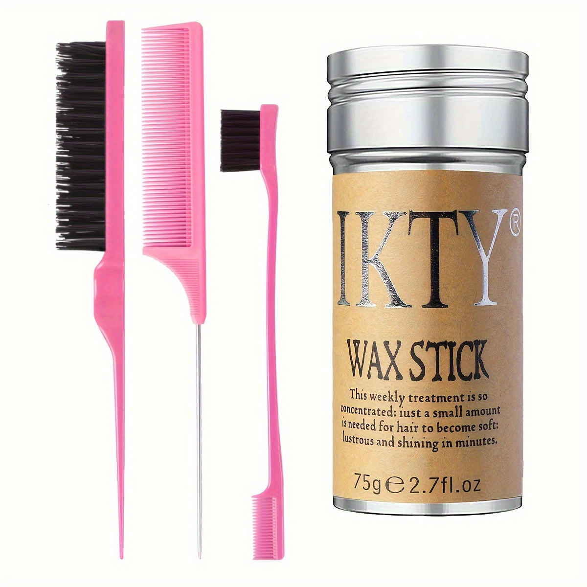 Sochni tozalash uchun 4 dona soch vax stiki va tar to'plami