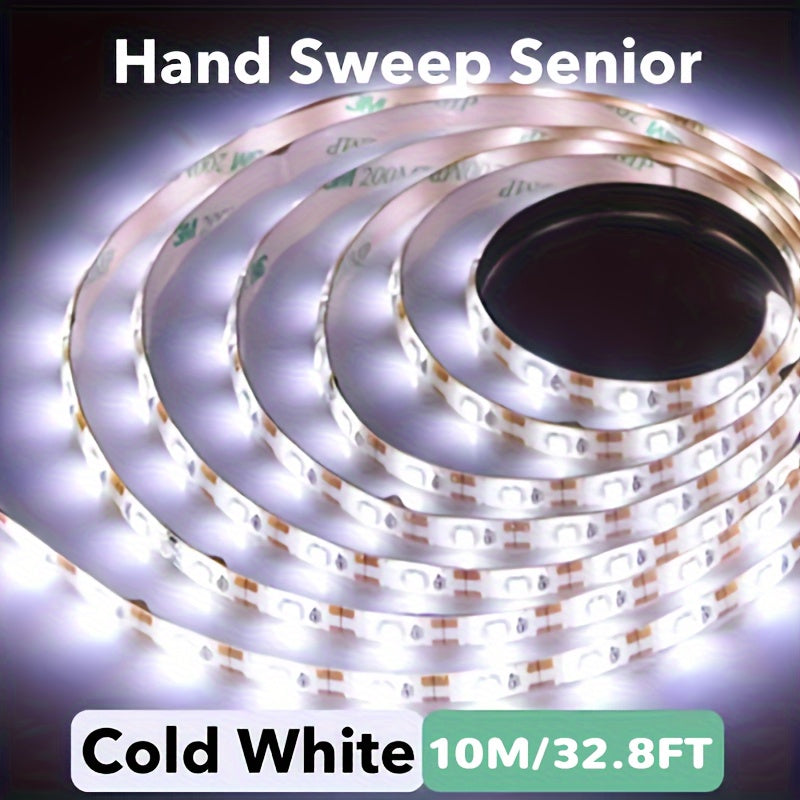 "Qo'l silkitish sensorli LED lenta chiroqlari, shkaf yoritgichi uchun 2m/5m/10m o'lchamlarida mavjud. USB orqali 5V, ≤36V kirish bilan quvvatlanadi. Uy uchun harakatni boshqarish va ikki tomonlama LED dizayni mavjud."