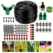 Набор для полива сада с регулируемым капельницей и разбрызгивателем для горшечных цветов и травы