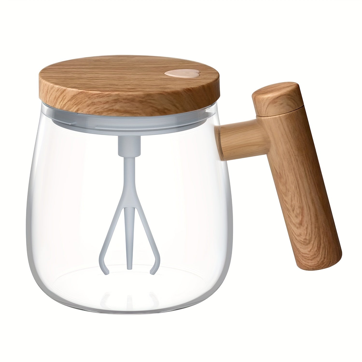 Elektr o'z-o'zini aralashtiruvchi qahva kubogi, qayta ishlatiladigan filtr bilan shisha, oqmaslik qopqog'i, portativ va engil, uy, ofis, sayohat uchun ideal, bitta tugma bilan ishlash, uy jihozi