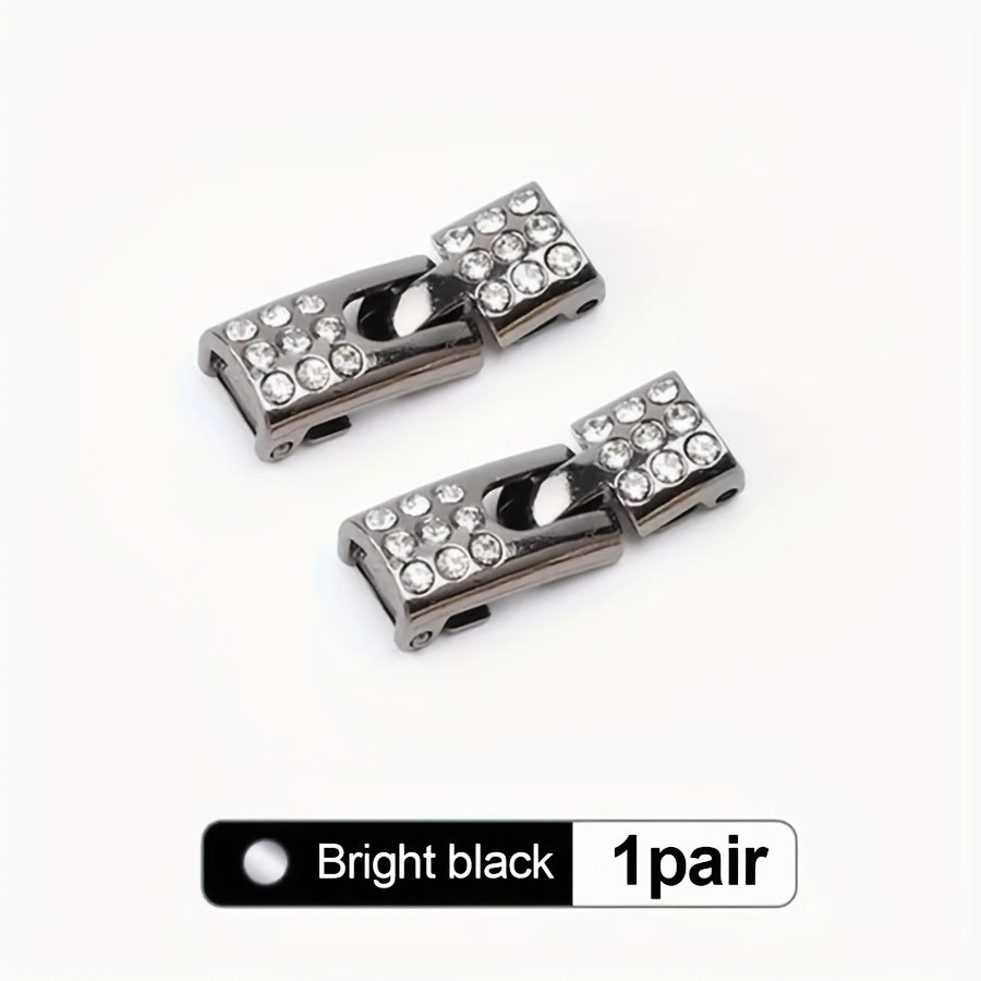 Unisex Plastic No-Tie Shoelace Buckles Shoe Accessories for Men and Women