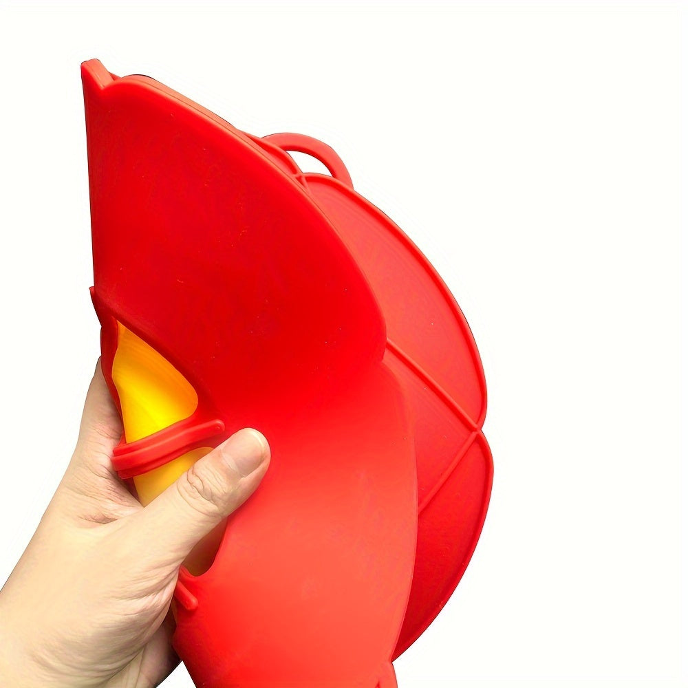 Durable Rubber Pot Cover with Silicone Spill Proof Non-Electric Design