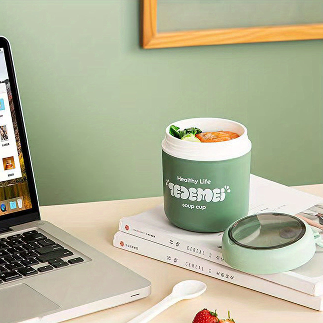 Термосумка для супа из нержавеющей стали с изоляцией, герметичная, для горячей и холодной еды