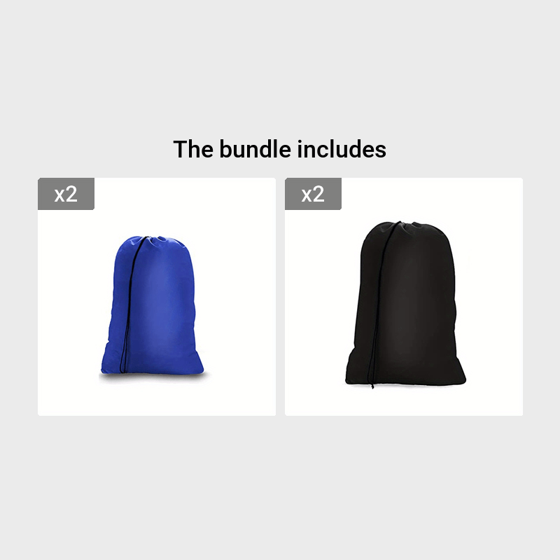 Bolsa de lavandería grande de uso pesado para viajes universitarios, dormitorios y almacenamiento