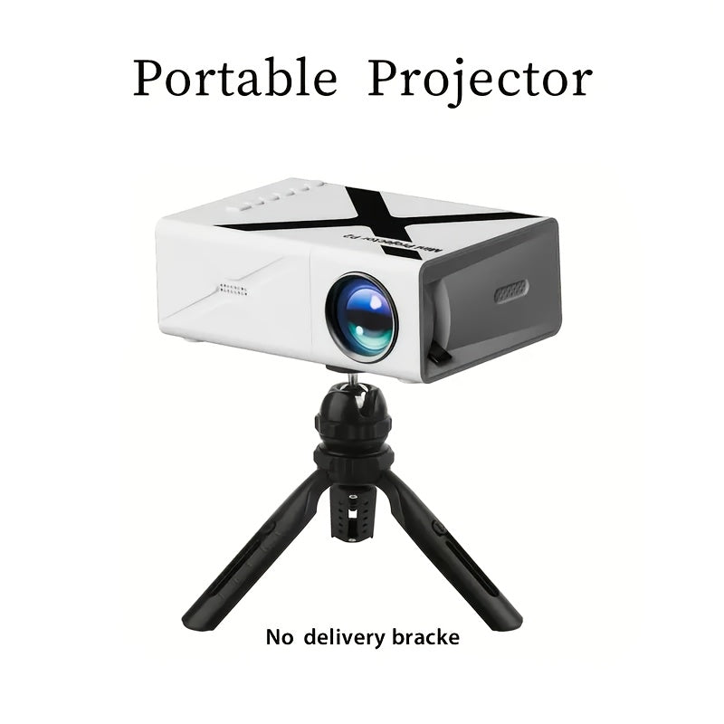 Mini portativ proyektor stereo ovoz, LED chiroq va HDMI bilan