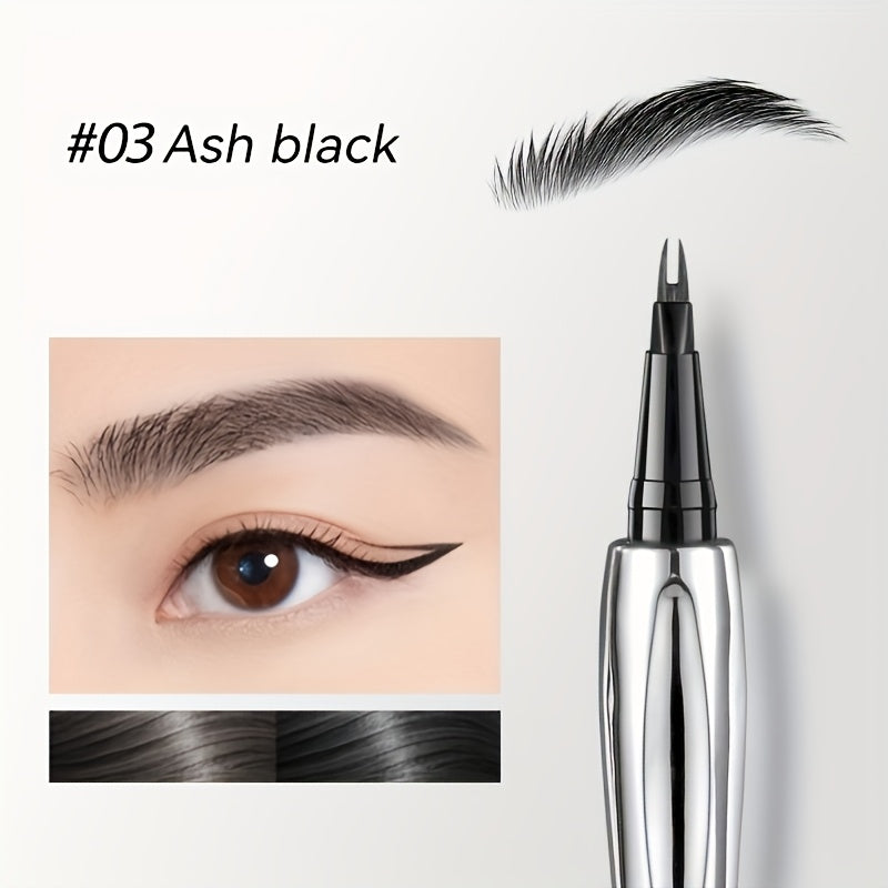 Dual-Ended Waterproof Eyebrow Pencil for All Skin Types