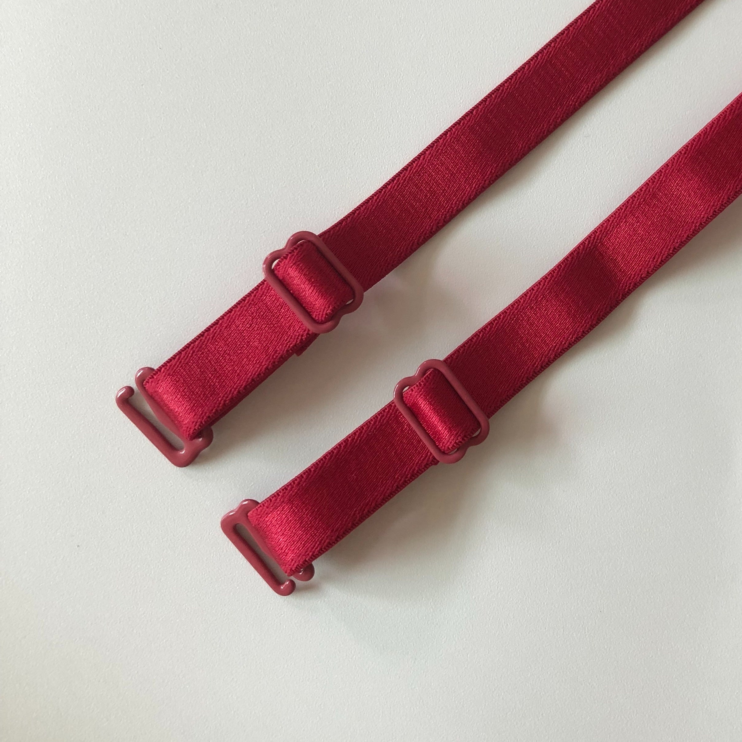 Adjustable Elastic Bra Shoulder Straps for Women's Lingerie Polyester Solid
