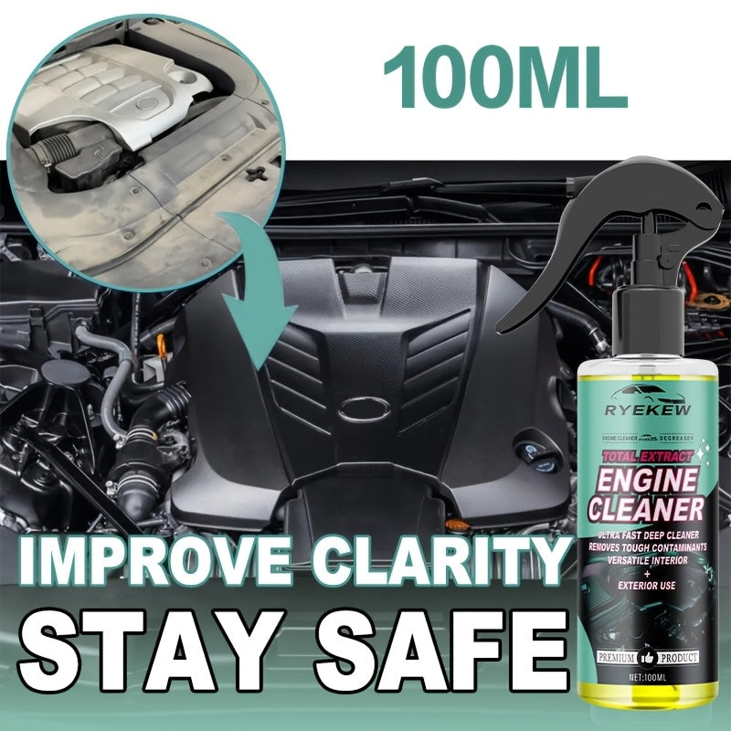 Engine Cleaner Spray for Cars 3-in-1 Discoloration Oxidation Dirt Remover