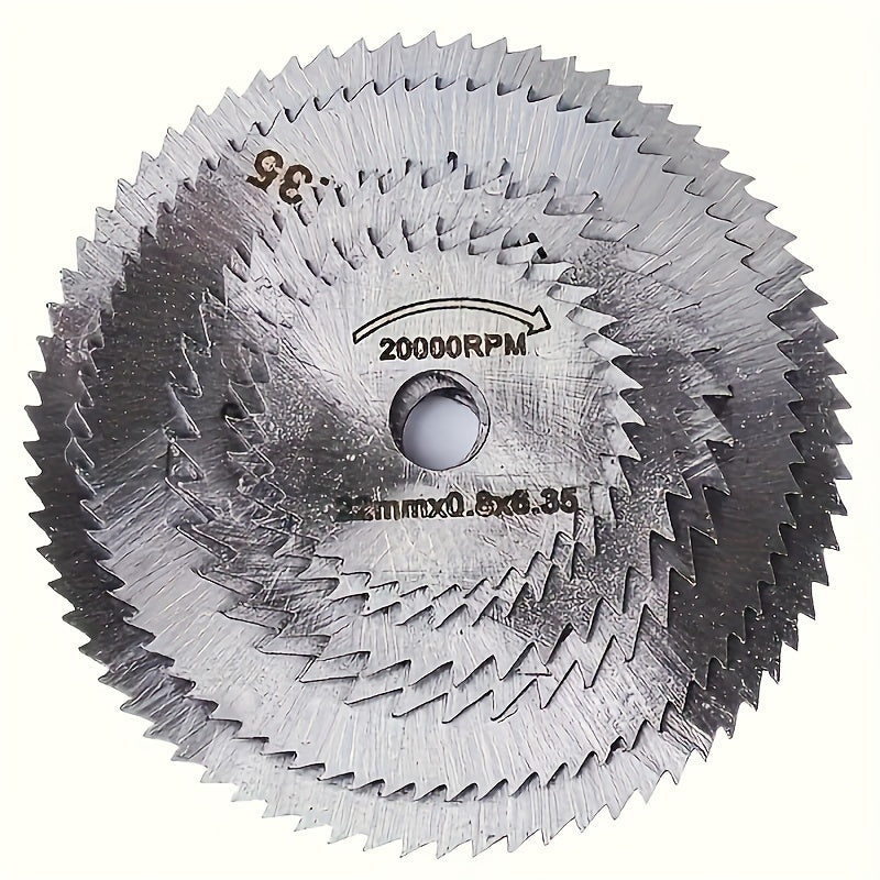 7-Piece High-Speed Steel Cutting Blades Set for Wood Plastic Soft Metals
