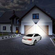 Outdoor Solar Wall Light with Motion Sensor, Four-Sided Lighting, Yard Garden Patio Fence Driveway Pathway, 4-12 Pieces