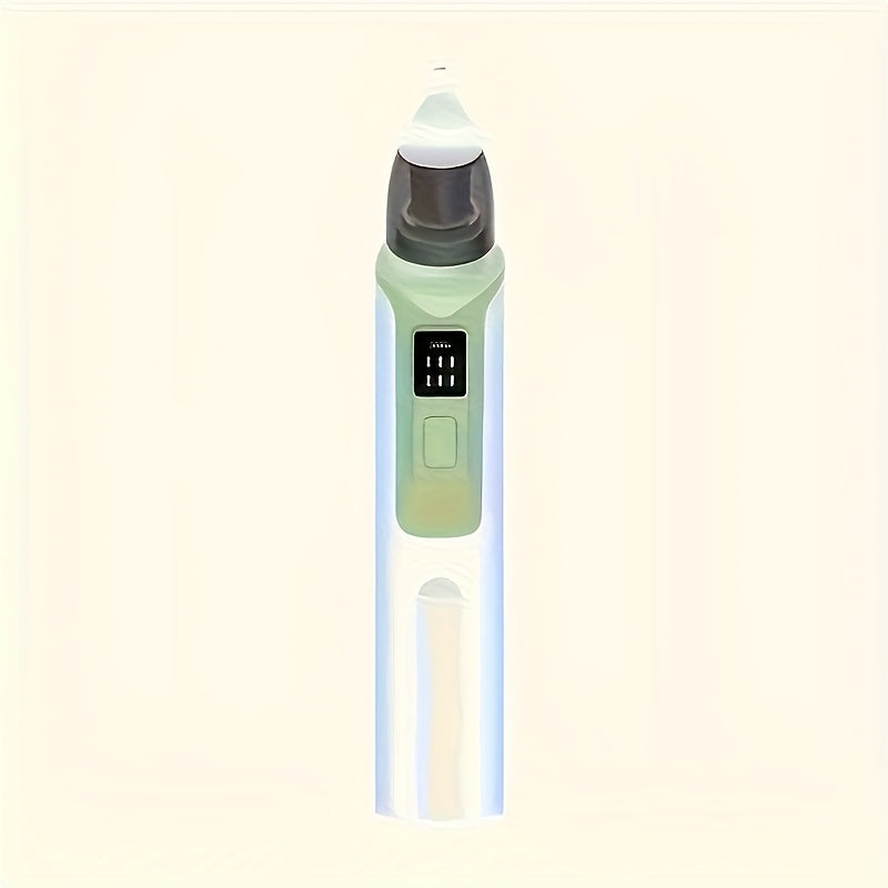 1 dona Portativ Elektron Burun Aspiratori, Qisqa Zaryadlanadigan USB Yuqori Tozalovchi, Burun tiqilishi uchun, Uyda foydalanish uchun mukammal sovg'a, ≤36V, 500mAh Lityum Polimer Batareya