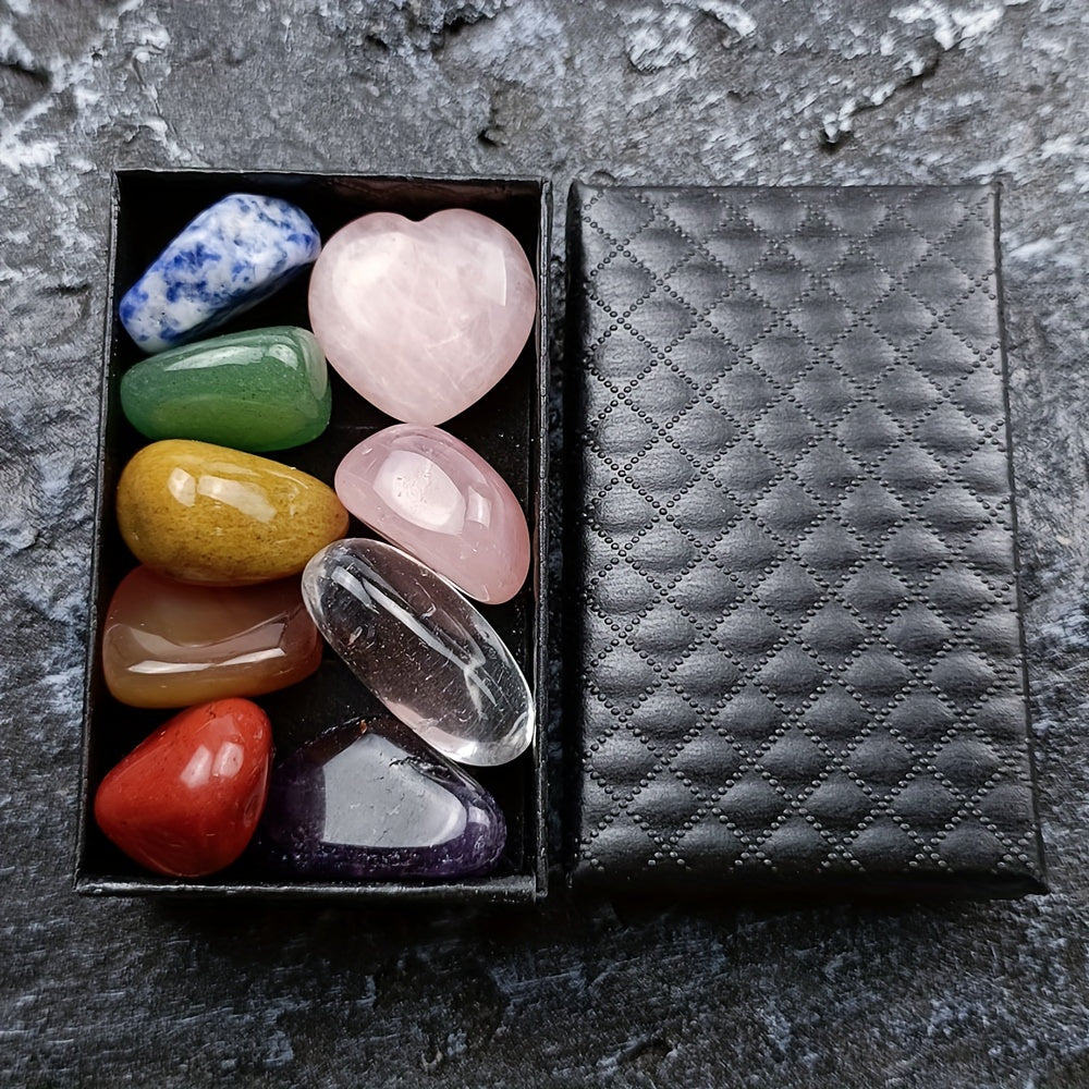 Natural Jewelry Beaded Bracelets and Necklaces with Hexagonal Gemstone Beads for Valentine's Day