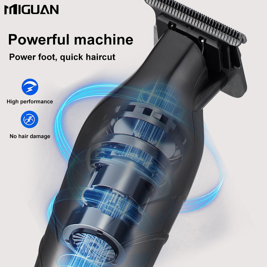 Cortapelos eléctrico con 4 peines limitadores, carga USB para corte de cabello masculino