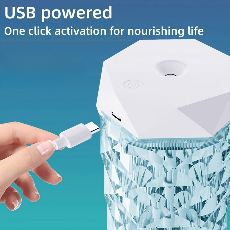 Портативный увлажнитель воздуха Clear с подсветкой, меняющей цвет, для спальни и офиса