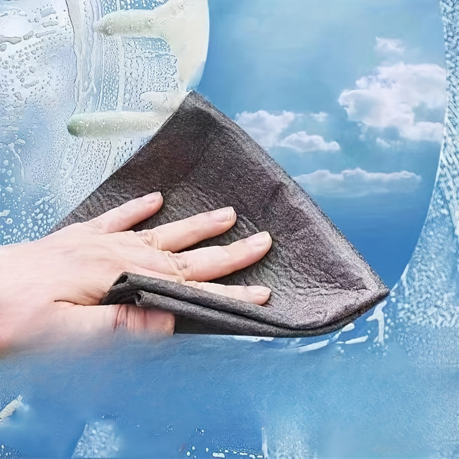 Microfiber Cleaning Cloth for Glass Windows Mirrors Car Dishes Scratch-Free Reusable
