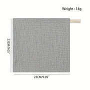 Baby Muslin Cloths Set of 5 23x23cm Cotton Gauze Washcloths Towels