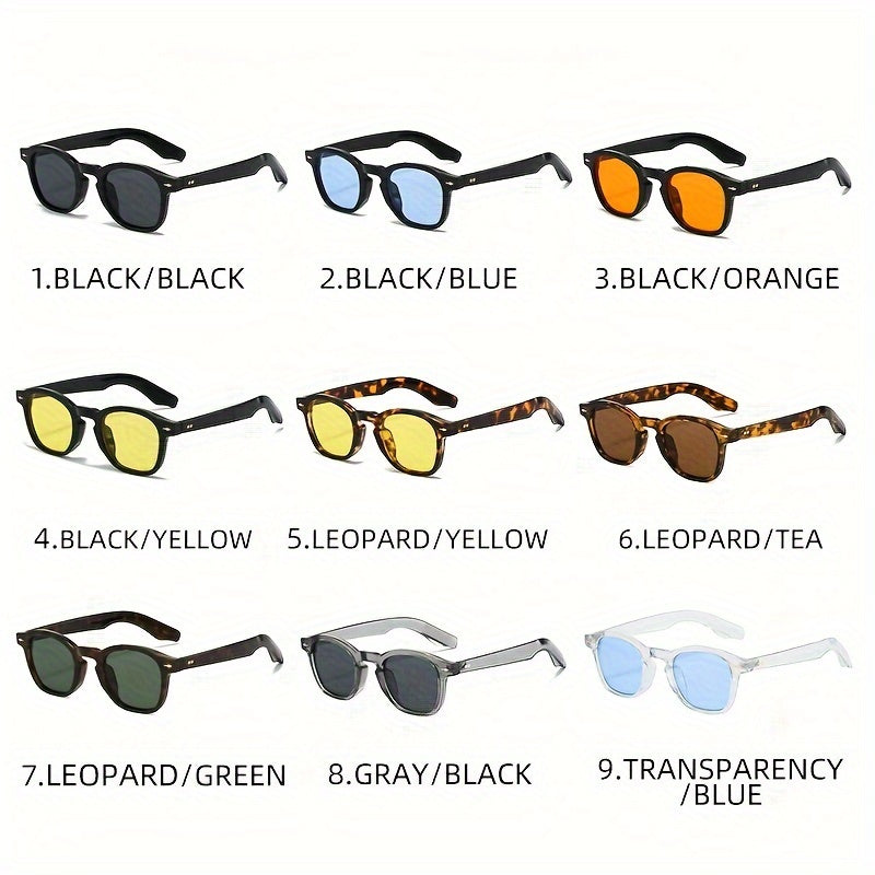 Square Glasses for Men and Women Lightweight Fashion Frame Casual and Activity Wear