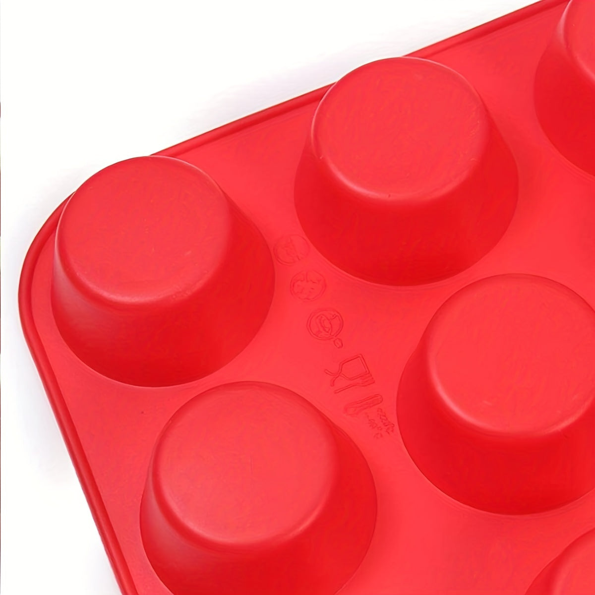 Silicone Muffin Pan 24 Cups Nonstick Mini Cupcake Baking Pan for Muffins Tarts