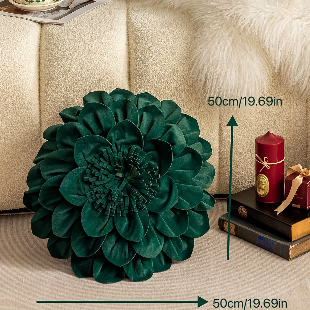 Bayram ruhiga kirish uchun bizning Festiv 3D Gullar Velur Yostiq Qopqog'imizni tanlang, u yumshoq, muzli tugatishga ega. Bayram uy bezaklaringizni Orange, Purple, Red, Green va Blue ranglarida mavjud variantlar bilan ko'taring. (Yostiq kiritilmagan)