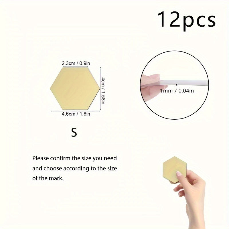 Hexagonal 3D Mirror Wall Stickers for Home Decor, DIY, Modern Design