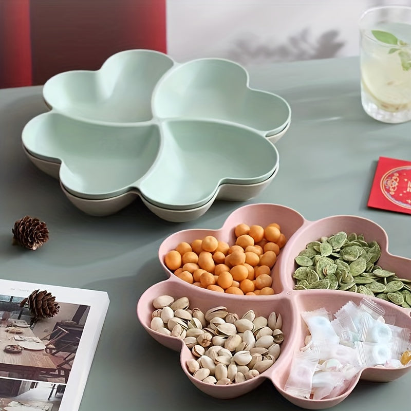 Colorful Plastic Fruit Plate for Home, Party, Unbreakable, Versatile