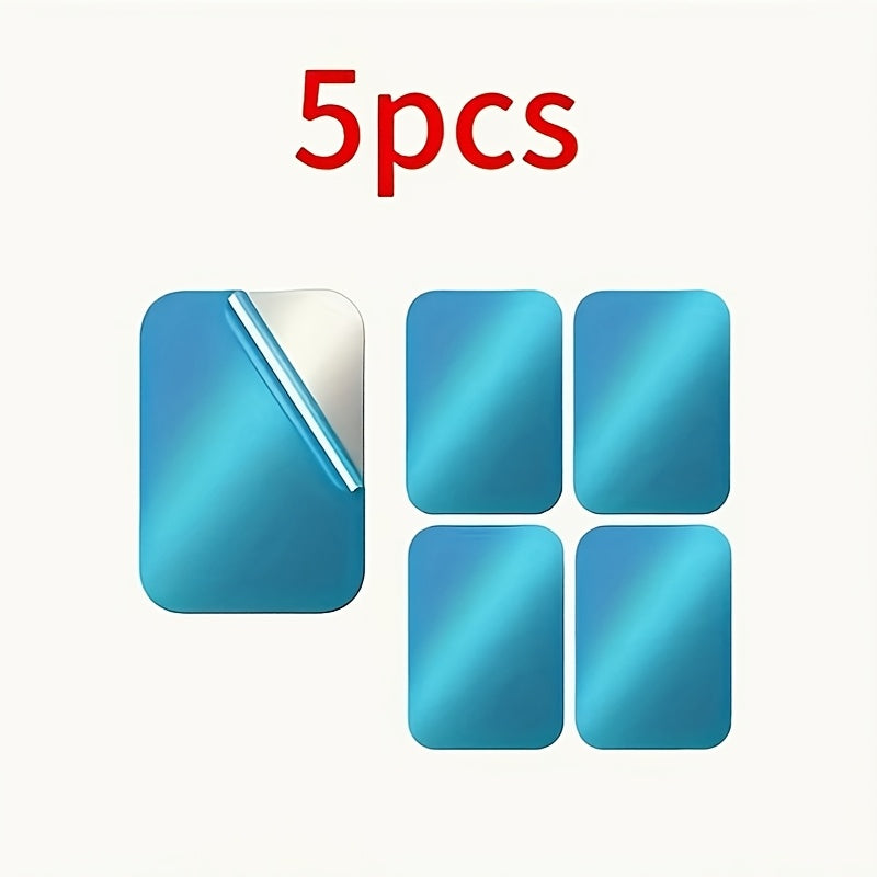 5 шт. магнитных металлических пластин для автомобильных держателей для телефона универсальные железные наклейки прочные, легко устанавливаются