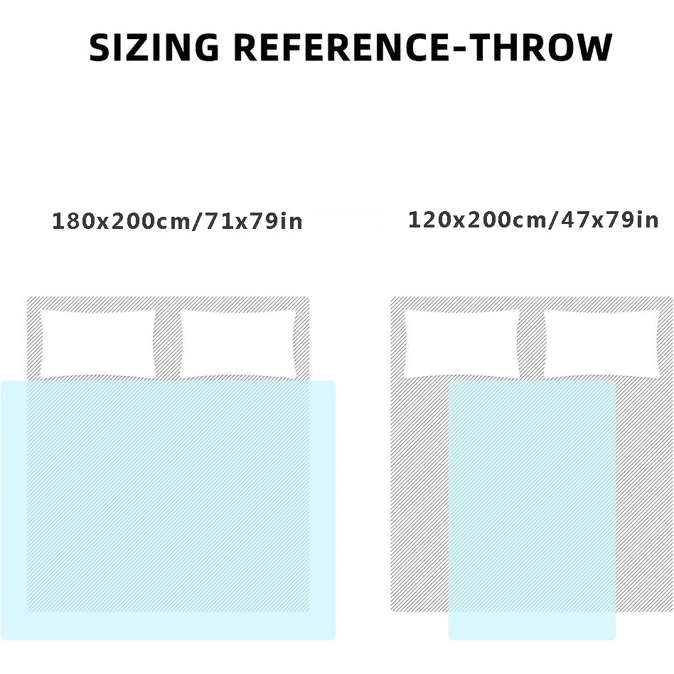 Cozy Floral Print Reversible Flannel Throw Blanket for Couch and Bed