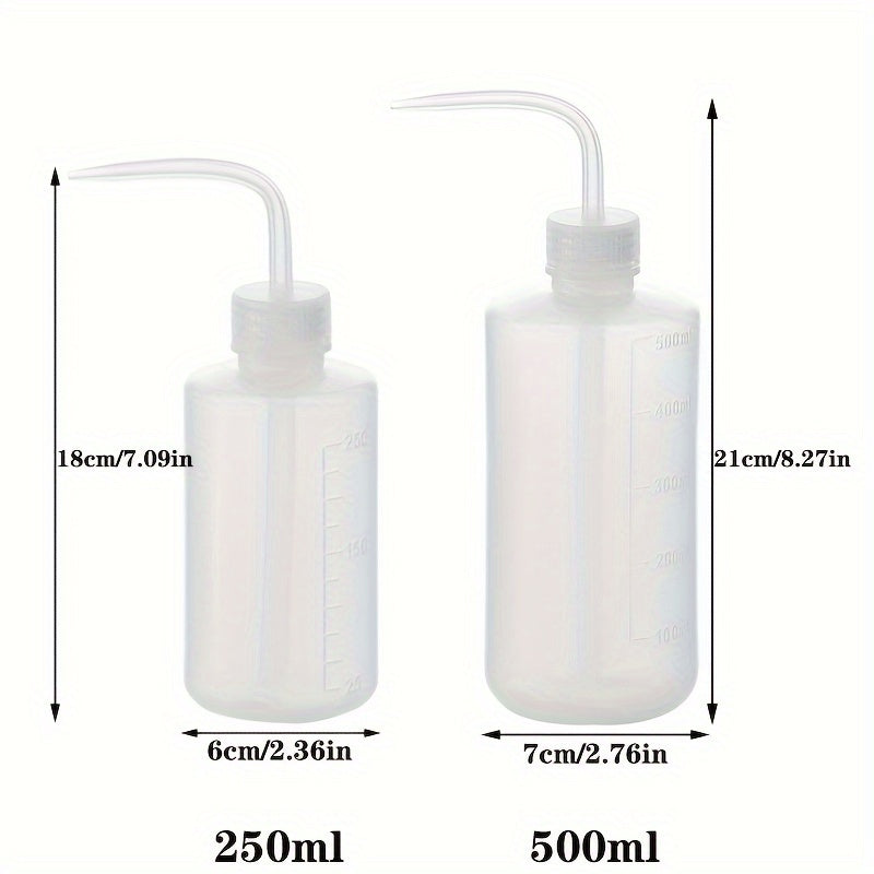 Juego de regadera de plástico para suculentas y plantas en maceta con boquilla curva