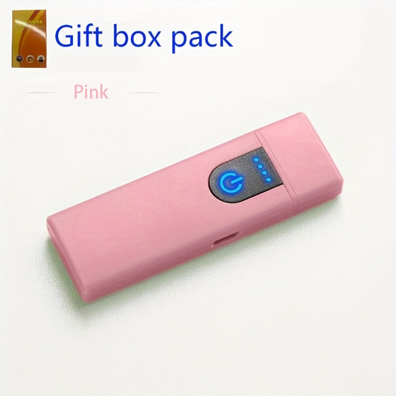 Rechargeable Windproof Electric Lighter Portable Touch-Sensing Tungsten Flameless