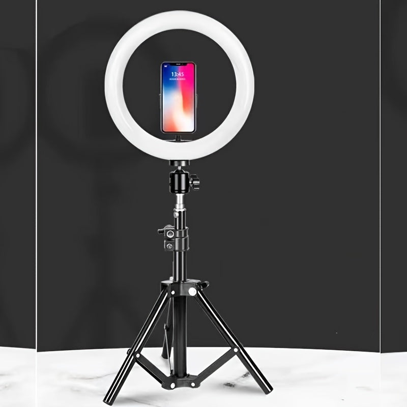 10-Inch LED Ring Light with 55cm Tripod for Photography and Video