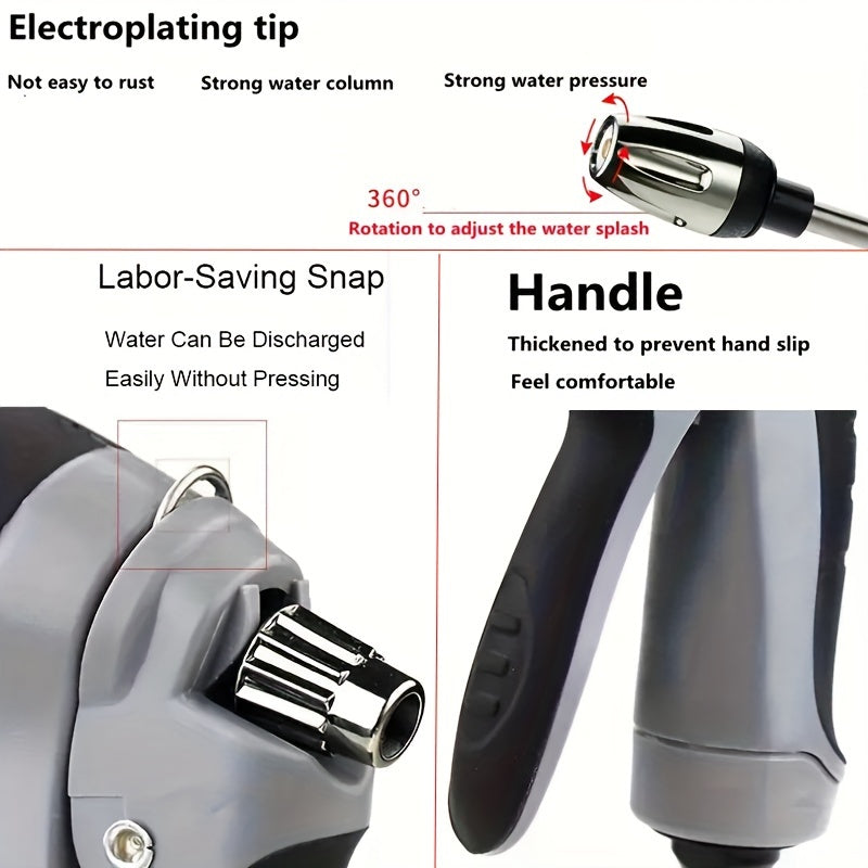 High Pressure Car Cleaning Water Gun with 3/4 Inch Hose Nozzle for Household and Garden