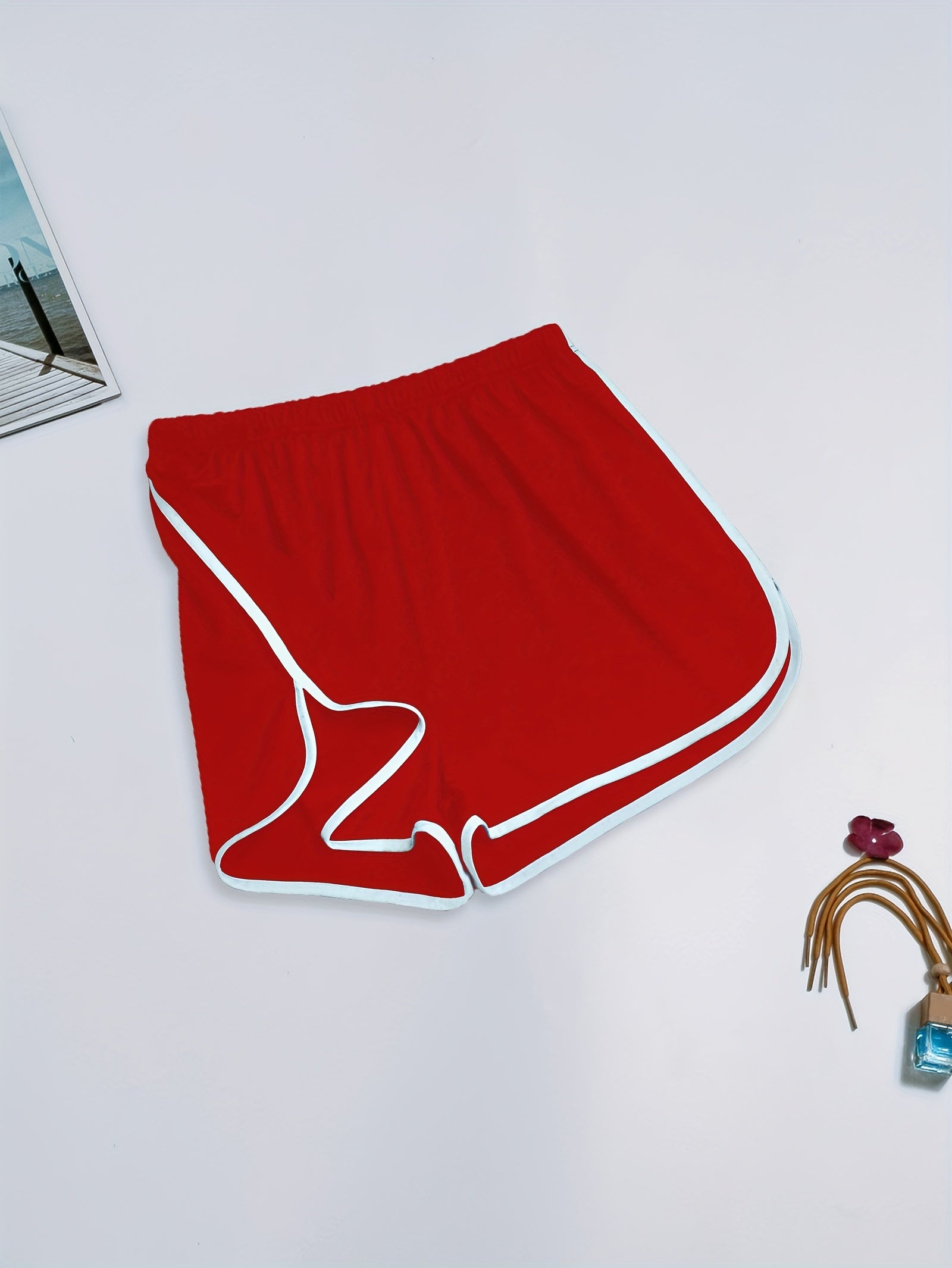 Women's Sleep Shorts Micro Elasticity Solid Color Comfortable Lounge Wear