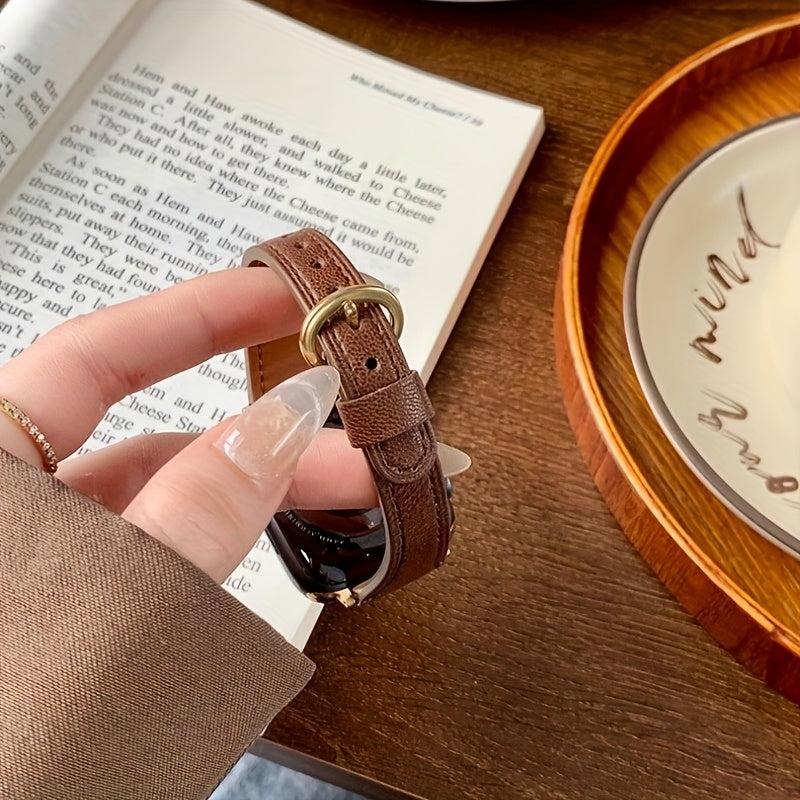 Стильный ретро-ремешок Melad Color Series для Apple Watch - Подходит для моделей от 38 мм до 49 мм, совместим со всеми моделями, включая SE и Ultra - Идеальный аксессуар для осени/зимы.