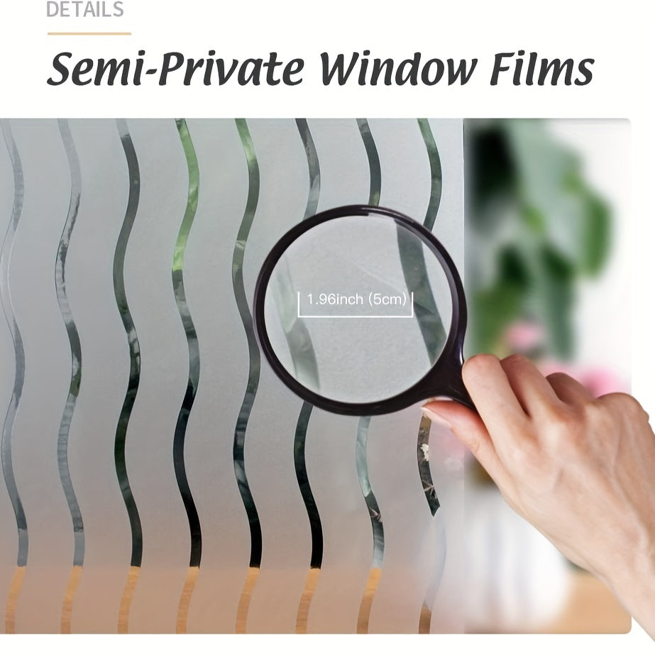 Opaque Window Sticker for Privacy Light Protection Removable Cling Vinyl Film