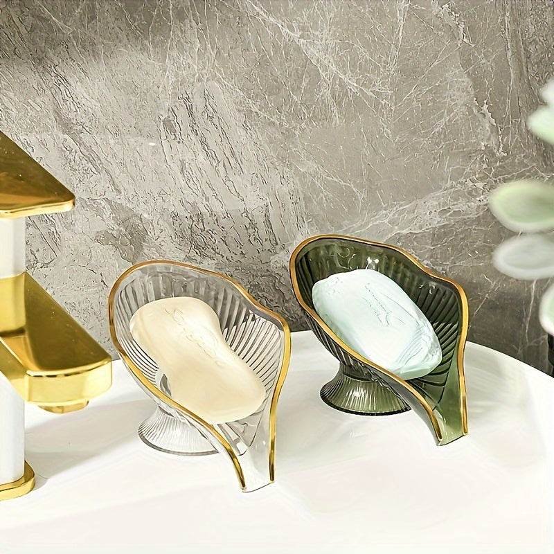 1 dona plastik ijodiy sabun qutisi, hammomda saqlash uchun drenaj bilan.