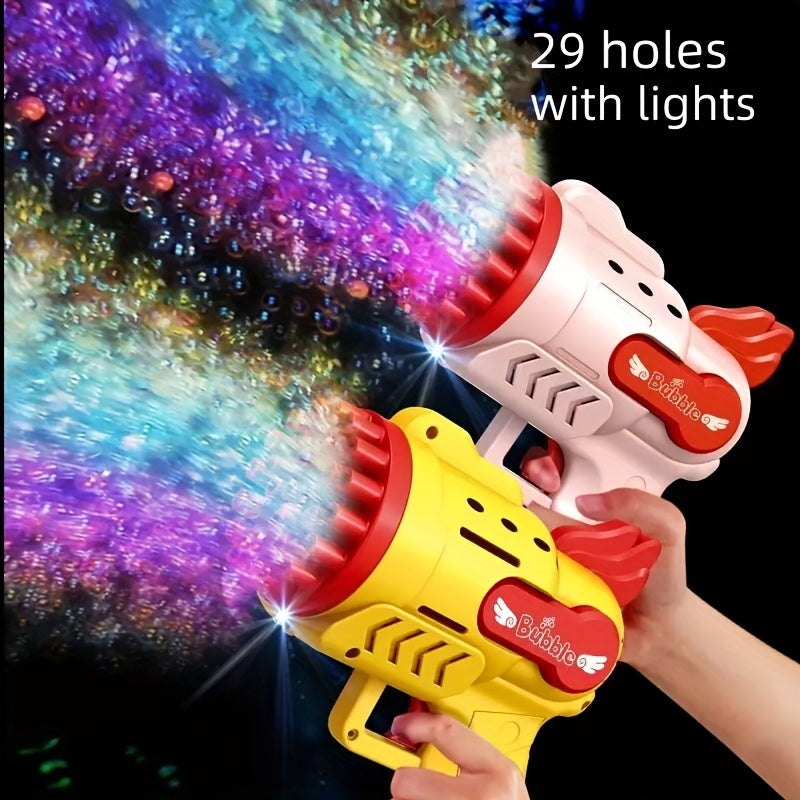 Bolalar uchun rang-barang Bubble Shooter o'yini, bayramlar va tashqarida o'yin uchun avtomatik sovun raketkasi bilan