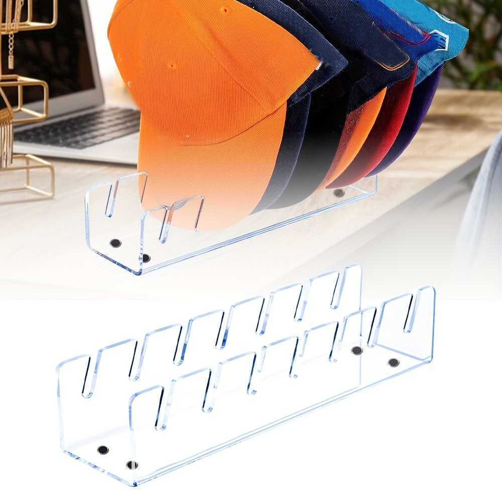 Perchero para gorras de béisbol, soporta hasta 7 gorras, organizador de armario, almacenamiento en la cómoda