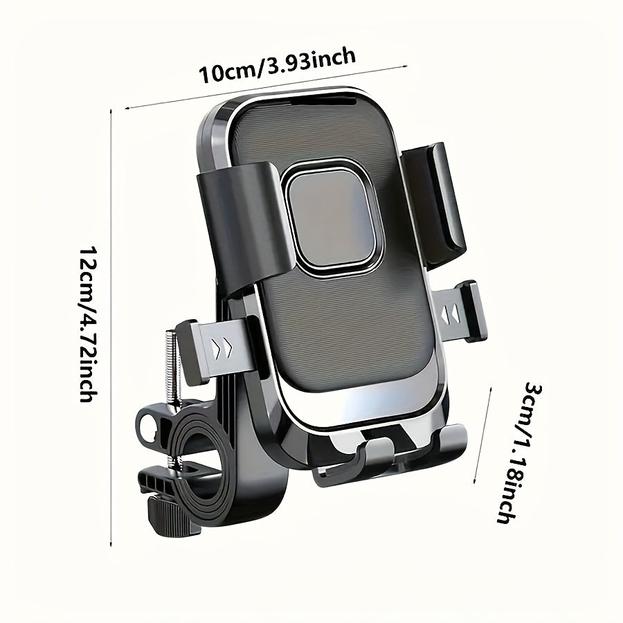 Universal Motorcycle Phone Holder ABS Fixed Rotatable GPS Mount for Bike and Handlebar